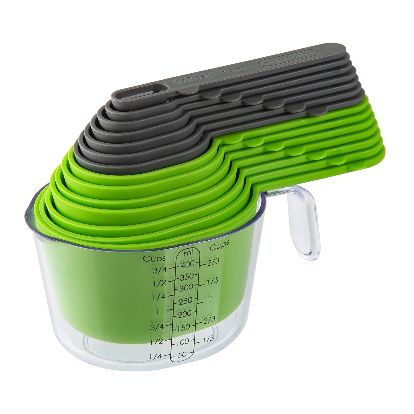 15-delige Maatbeker Set met Magnetische Handvatten